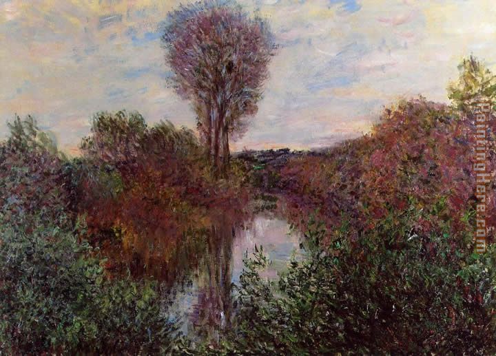 Claude Monet Small Arm of the Seine at Mosseaux